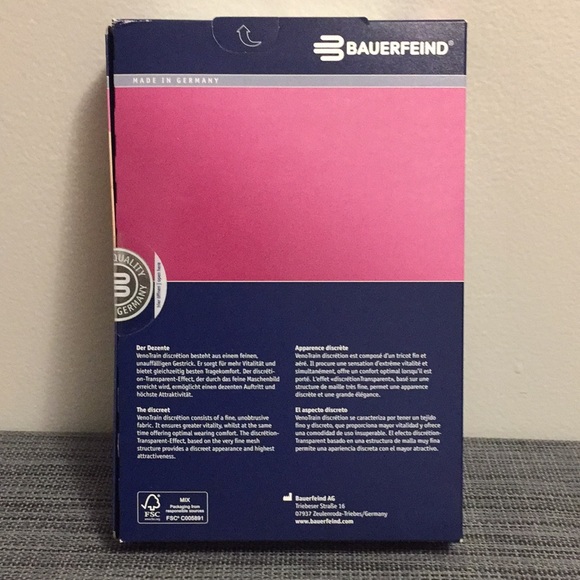 Bauerfeind VenoTrain Discretion Compression Pantyhose (Cream/Beige) - Picture 3 of 14